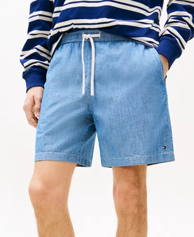 Tommy Hilfiger Men's Mercer Chambray 7" Shorts