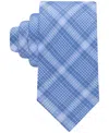 Tommy Hilfiger Men's Milton Glen Plaid Tie In Blue