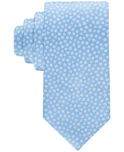 Tommy Hilfiger Men's Mini-floral Tie In Blue