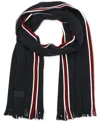 Tommy Hilfiger Men's Mixed Stripe Raschel Scarf In Desert Sky