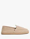 Tommy Hilfiger Suede Rope Loafers In Grigio