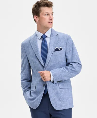 Tommy Hilfiger Men's Modern-fit Check Sport Coat In Blue
