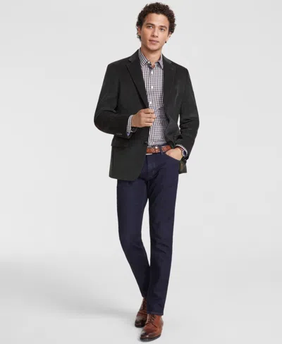Tommy Hilfiger Men's Modern-fit Corduroy Sport Coat In Olive