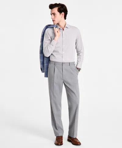 Tommy Hilfiger Men's Modern-fit Dress Pants In Grey