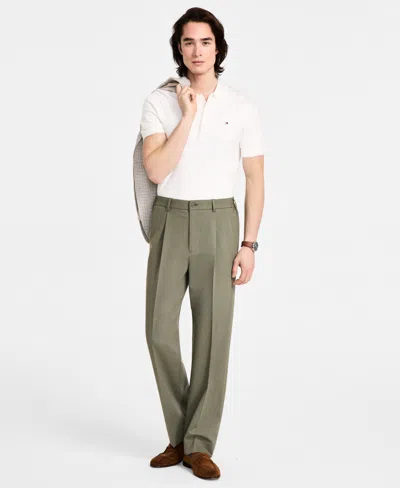 Tommy Hilfiger Men's Modern-fit Dress Pants In Sage
