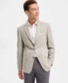 Tommy Hilfiger Men's Modern-fit Gray Herringbone Sport Coat In Neutral
