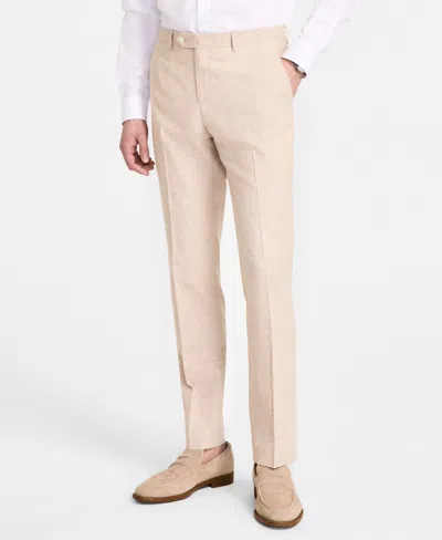 Tommy Hilfiger Men's Modern-fit Linen Pants In Light Tan