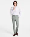 Tommy Hilfiger Men's Modern-fit Linen Pants In Sage