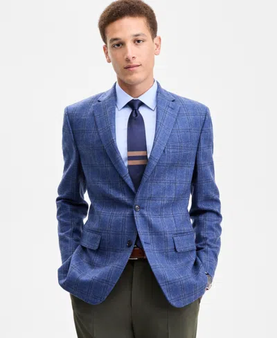 TOMMY HILFIGER MEN'S MODERN-FIT WOOL-BLEND SPORT COAT