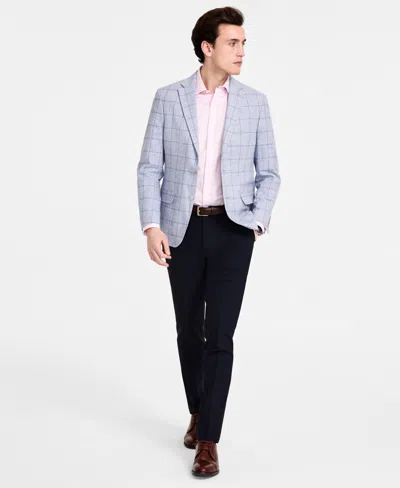 Tommy Hilfiger Men's Modern-fit Plaid Sport Coat In Blue