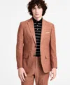 Tommy Hilfiger Mens Modern Fit Rust Suit Separates In Rust