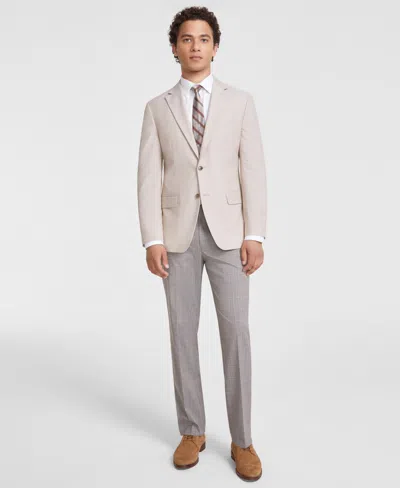 Tommy Hilfiger Men's Modern-fit Solid Chambray Sport Coat In Tan