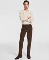 Tommy Hilfiger Men's Modern-fit Solid Corduroy Pants In Brown