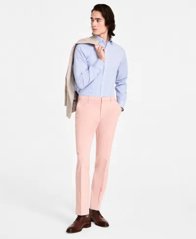 Tommy Hilfiger Men's Modern-fit Solid Dress Pants In Coral