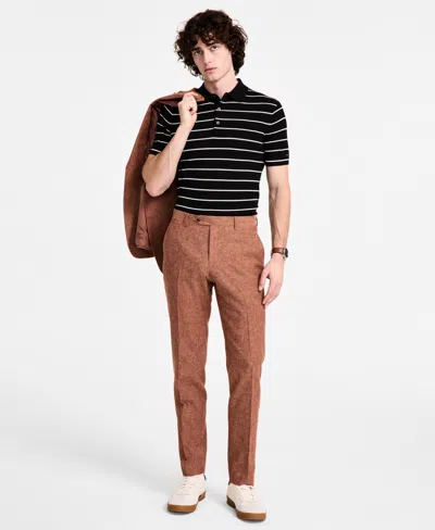 Tommy Hilfiger Men's Modern-fit Suit Separate Pants In Rust