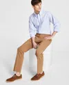 Tommy Hilfiger Men's Modern-fit Th Flex Stretch Solid Performance Pants In Light Camel