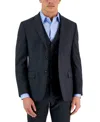 Tommy Hilfiger Men's Modern-fit Wool Th-flex Stretch Suit Jacket In Charcoal