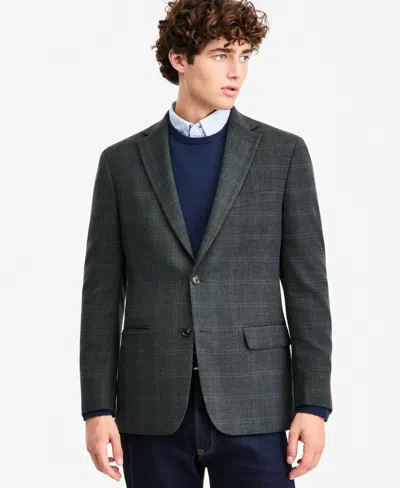 Tommy Hilfiger Men's Modern-fit Pattern Sport Coat In Gray
