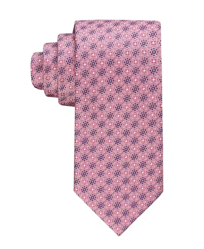 Tommy Hilfiger Men's Molly Medallion Classic Tie In Pink