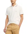 Tommy Hilfiger Regular Fit Monotype Interlock Polo In White