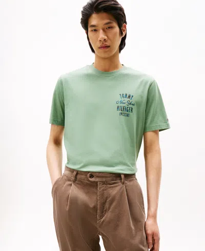 Tommy Hilfiger Men's New York Graphic T-shirt In Green