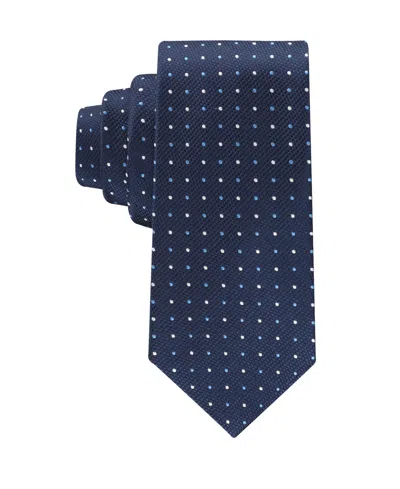 Tommy Hilfiger Men's Newport Dot Pattern Tie In Blue