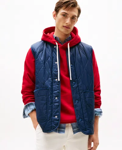 Tommy Hilfiger Men's Onion Quilted Vest In Blue