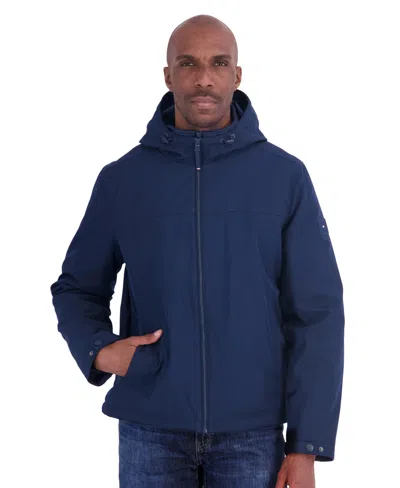 Tommy Hilfiger Men's Open Bottom Soft Shell Bib Jacket In Metallic
