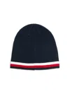 Tommy Hilfiger Men's Ottoman Rib-knit Beanie In Black