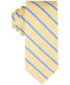 Tommy Hilfiger Men's Oxford Stripe Tie In Yellow In Yellow