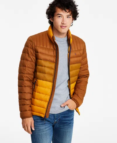 Tommy Hilfiger Men's Packable Quilted Puffer Jacket In New Frontier Combo
