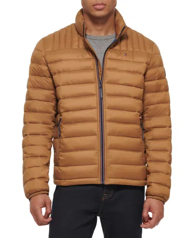 Tommy Hilfiger Men's Packable Quilted Puffer Jacket In Nutmeg