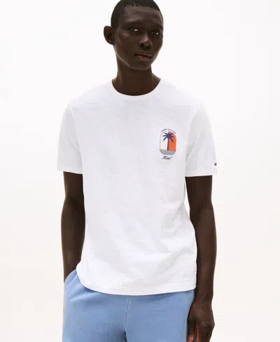 TOMMY HILFIGER MEN'S PALM TREE LOGO T-SHIRT