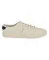 Tommy Hilfiger Men's Pandora Lace Up Low Top Sneakers In Ivory