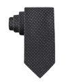 Tommy Hilfiger Men's Peyton Neat Pattern Tie In Black