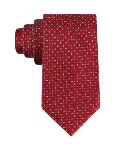 Tommy Hilfiger Men's Peyton Neat Pattern Tie In Red