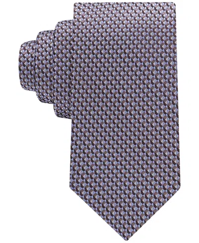 Tommy Hilfiger Men's Phoenix Geo-pattern Tie In Blue