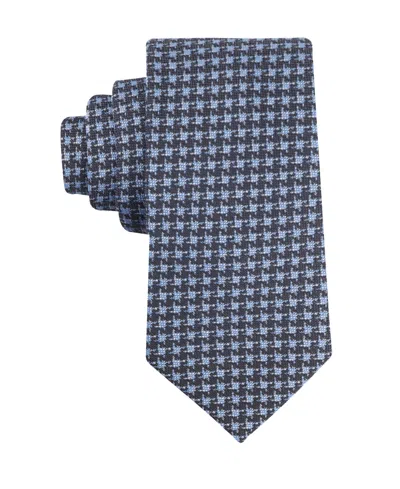 Tommy Hilfiger Men's Pioneer Houndstooth Classic Tie In Yellow