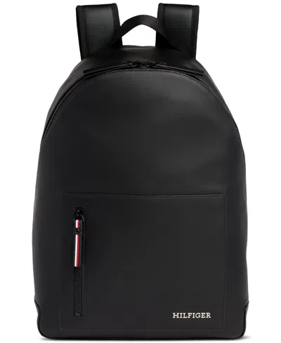 Tommy Hilfiger Men's Pique Backpack In Black