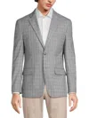 Tommy Hilfiger Men's Modern-fit Th Flex Stretch Solid Suit Jacket In Grey