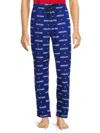 Tommy Hilfiger Men's Plaid-print Pajama Pants In Blue Wave