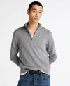 Tommy Hilfiger Men's Quarter-zip Pullover Knit Sweater In Medium Grey Heather