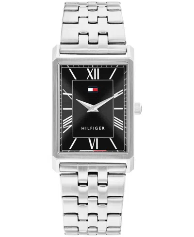 Tommy Hilfiger Men's Quartz Silver Tone Stainless Steel Bracelet Watch, 25.5 Mm