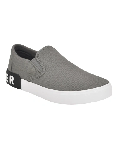 Tommy Hilfiger Men's Rayor Casual Slip-on Sneakers In Gray
