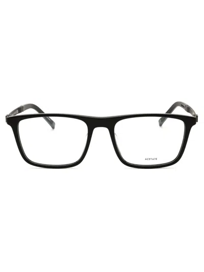 Tommy Hilfiger Men's Rectangular Eyeglasses - Th 2081 Style In Black