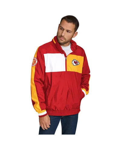 Tommy Hilfiger Men's Red Kansas City Chiefs Gael Lightweight Half-zip Hoodie Jacket
