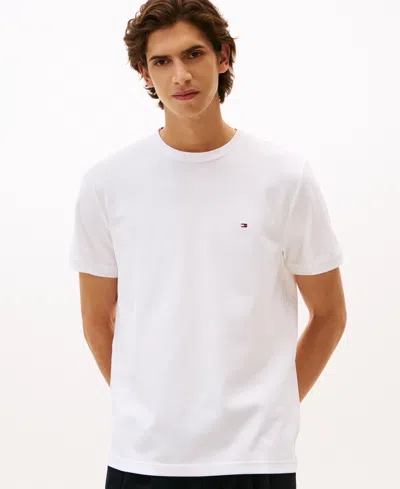 Tommy Hilfiger Men's Red, White & Blue Pique T-shirt