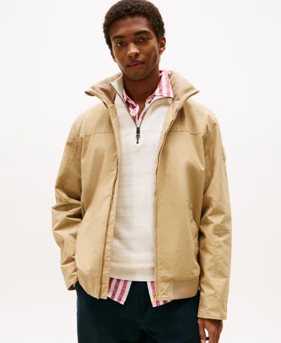 Tommy Hilfiger Men's Regatta Water Resistant Jacket In Neutral