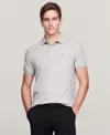 Tommy Hilfiger Regular Fit Tommy Polo In Light Grey Heather