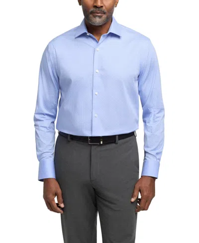 Tommy Hilfiger Men's Regular Fit Dress Shirt In Blue